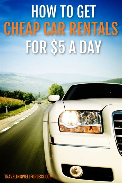 Cheap Car Hire Deals from £1.20 per day